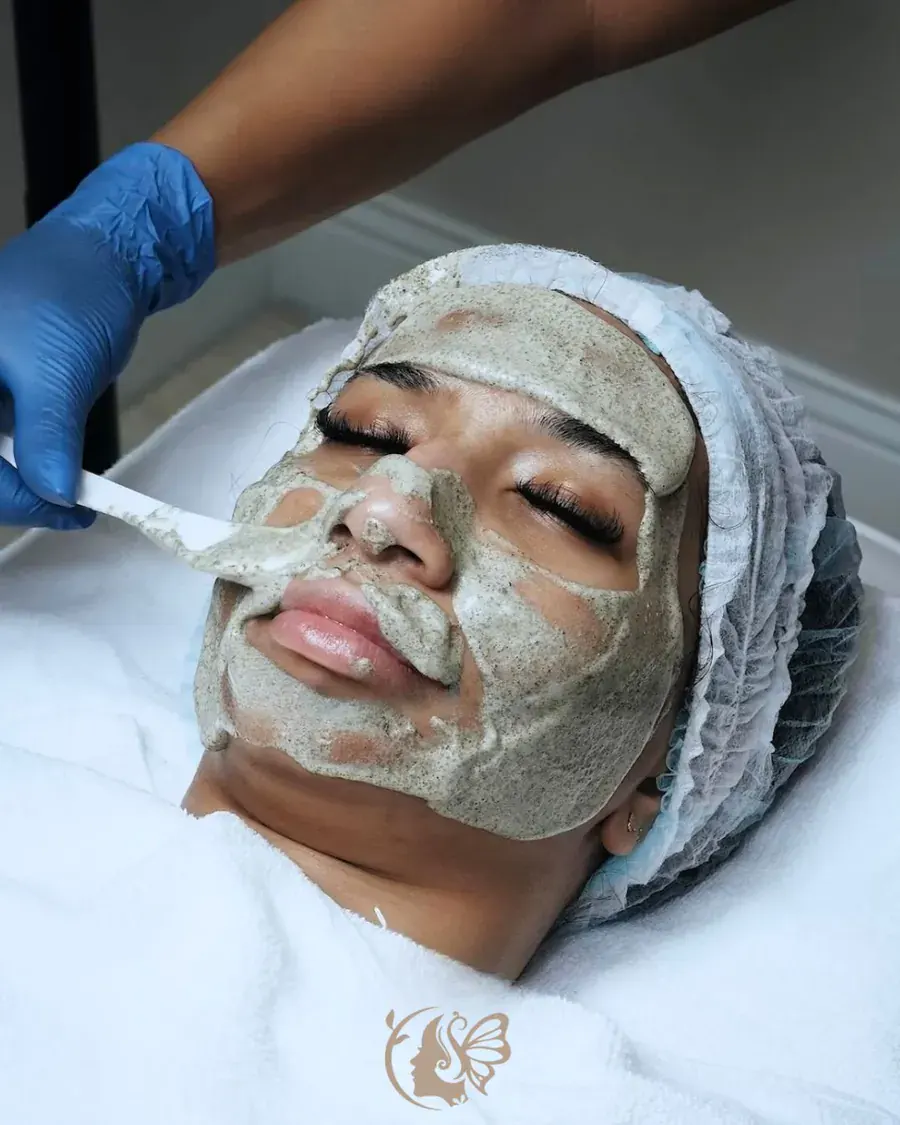 Herbal peel mask at Elegancy Beauty Bar in Ajax